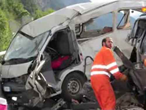 Foto: accident mortal Udine - Italia (c) Pressphoto Lancia